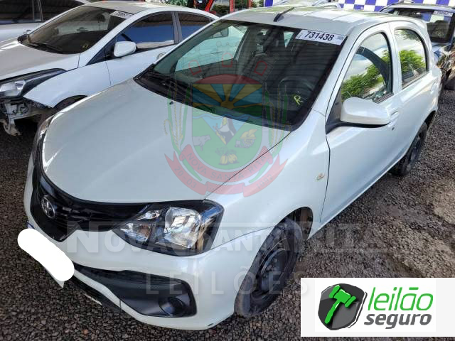 LOTE 023  TOYOTA/ETIOS PLATINUM AT 1.5 16V DUAL VVT-I